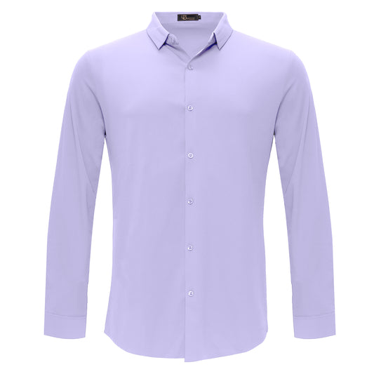 Barocco Ascend Stretch Shirt-LAVENDER