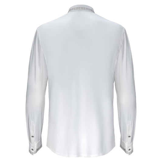 Barocco Alpha Attire-WHITE/SILVER