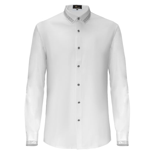 Barocco Alpha Attire-WHITE/SILVER