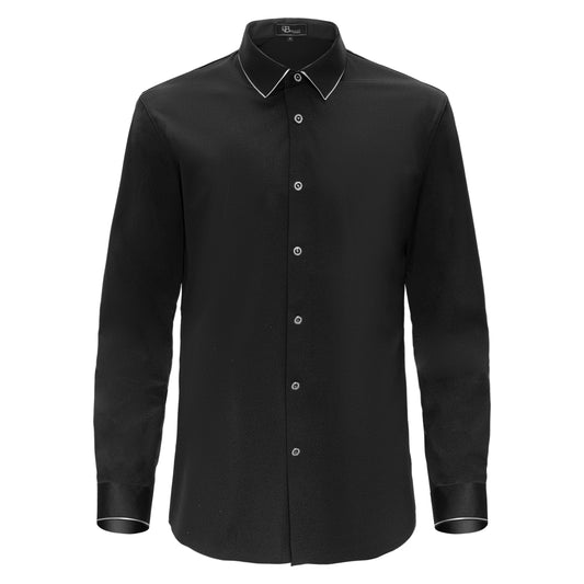 Camisa abotonada Imperial Essence - NEGRO/PLATA