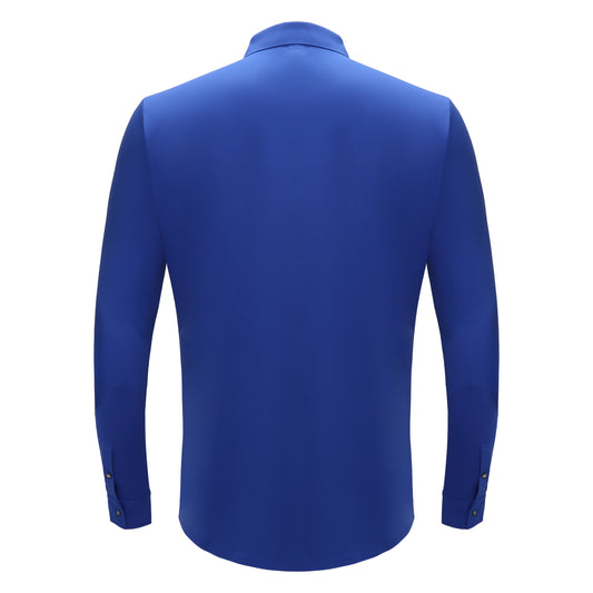 Prime Valor Button-Up Shirt-BLUE/GUN