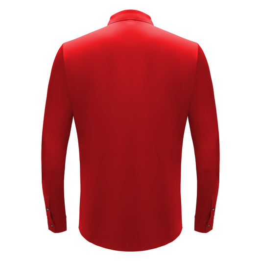 Prime Valor Button-Up Shirt-RED/RED