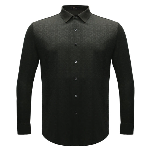 Power Flex Button-Up Shirt-LIGHT GREEN