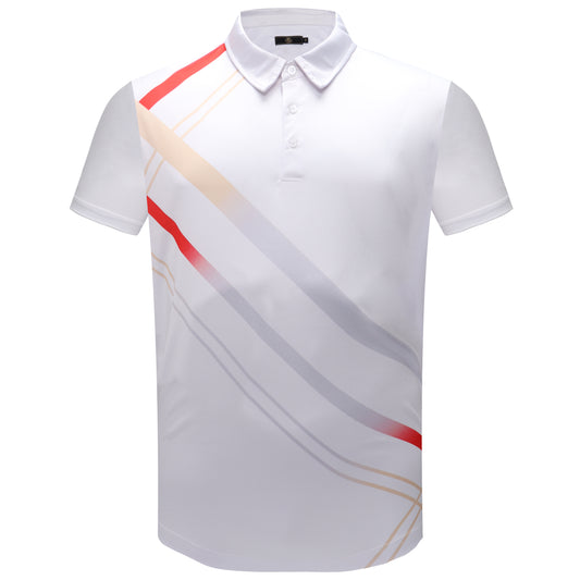 CHIC FLEX Polo Shirt-WHITE