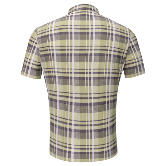 Square Up Short-Sleeve Shirt-KHAKI