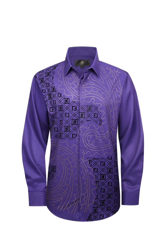 Patterned Prestige-PURPLE