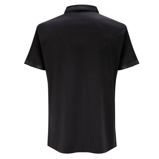 Tranquil Thread Polo-BLACK/SILVER