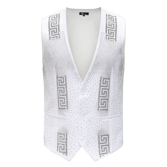 Luxe Luster-WHITE/SILVER