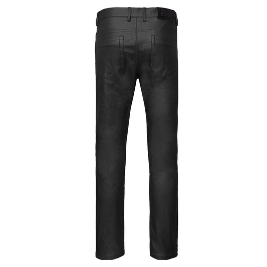 Versatile Vogue Metallic Jeans-BLACK