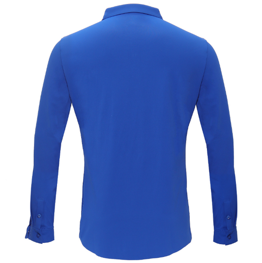 Barocco Ascend Stretch Shirt-ROYAL