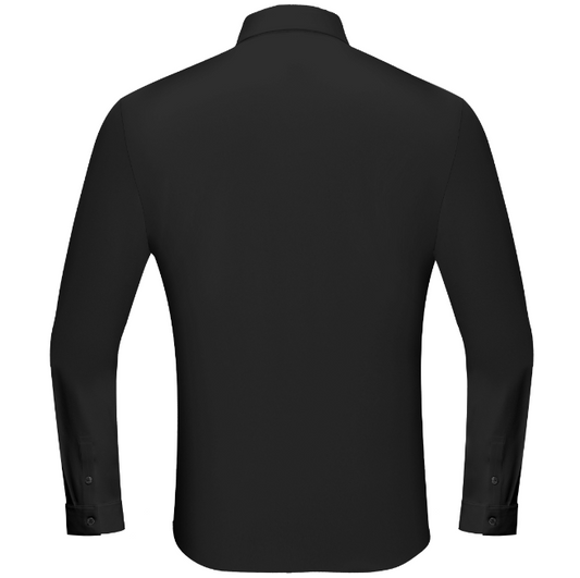 Electric Aura Button-Up Shirt-BLACK/GOLD