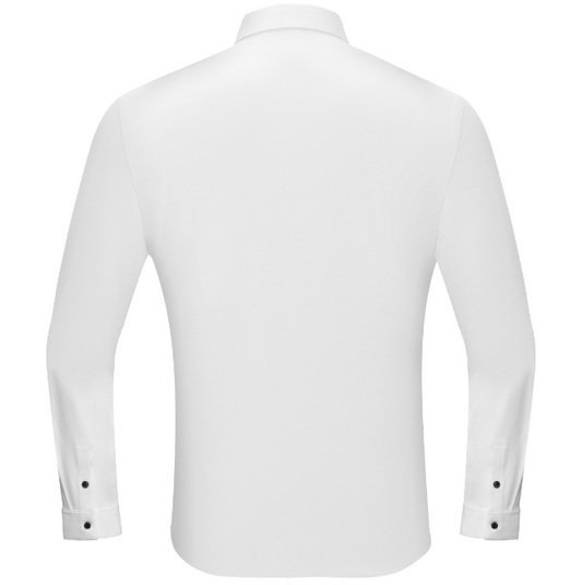 Electric Aura Button-Up Shirt-WHITE/GOLD