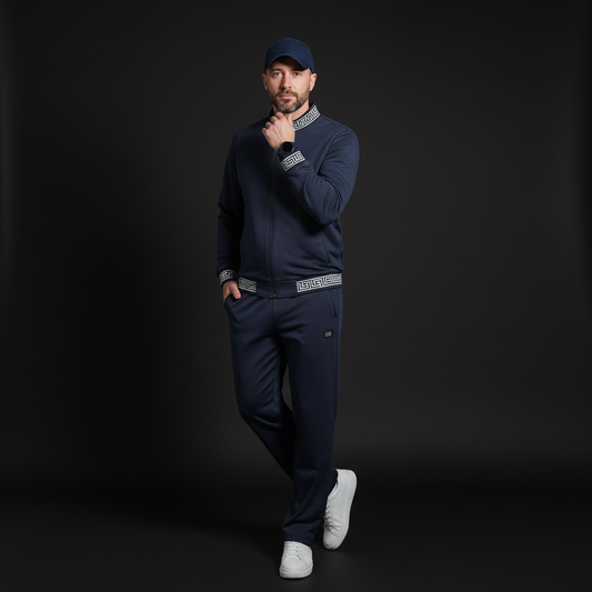 Imperial Trim Lounge Set-DARK BLUE