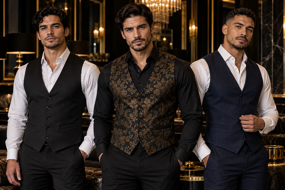 Wholesale men's vests – BAROCCO Los Angeles