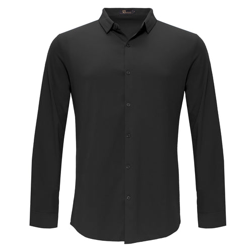 Camisa elástica Barocco Ascend - AZUL OSCURO