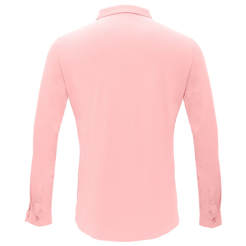 Camisa elástica Barocco Ascend - ROSA