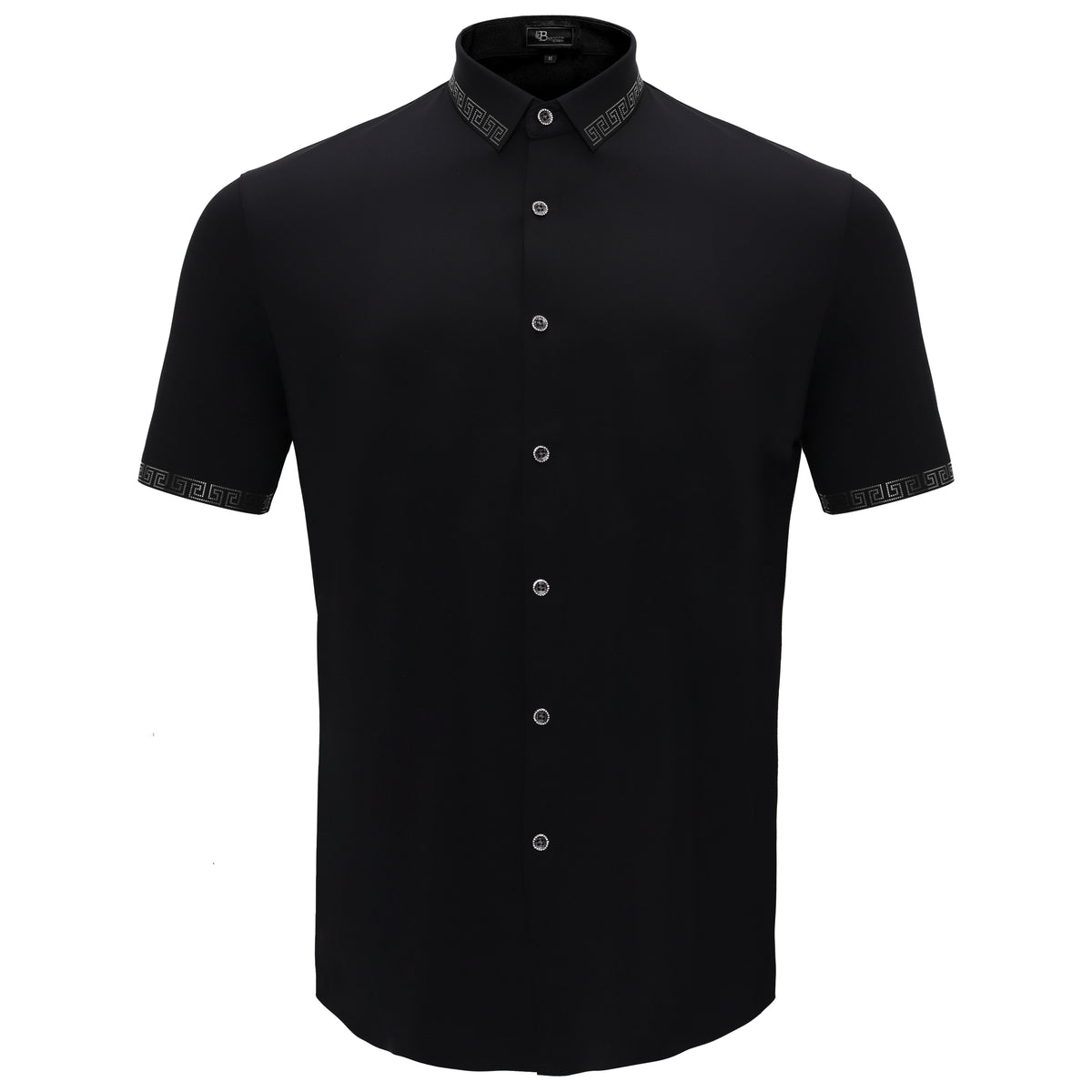 B304 - Risky Business-BLACK/SILVER – BAROCCO wholesale shirts