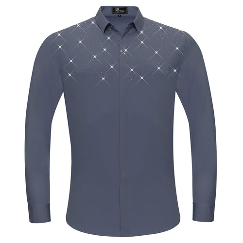 Camisa de vestir con botones Thrill Seeker LS - Gris