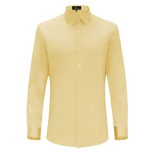 Zen Appeal LS button down shirt-GOLD