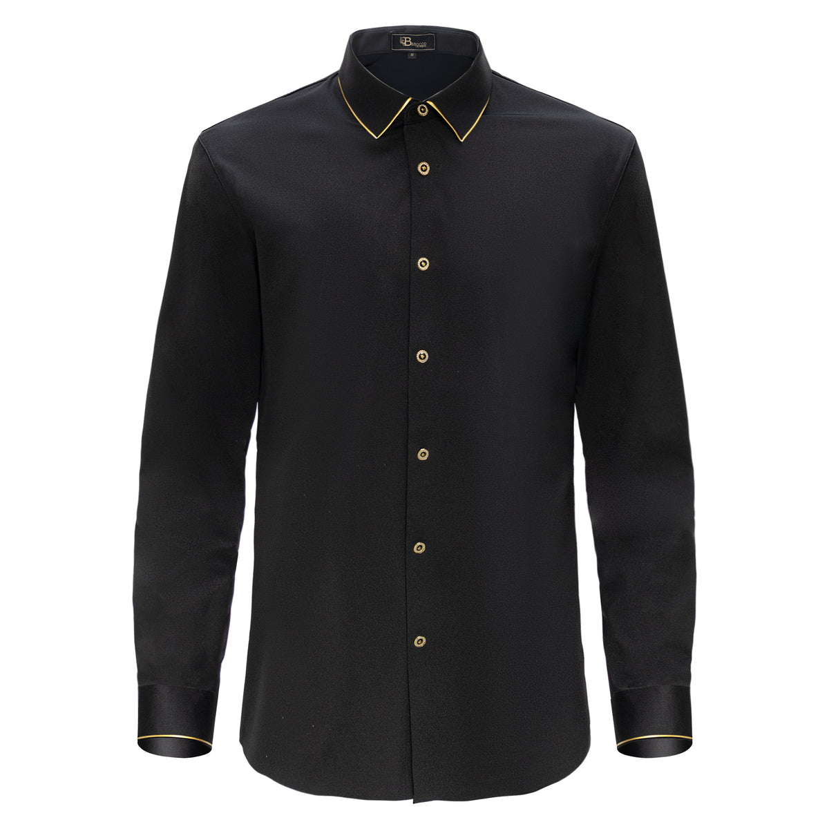 Camisa abotonada Imperial Essence - NEGRO/DORADO