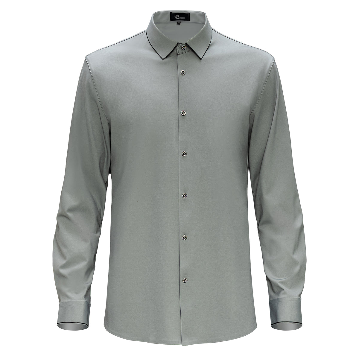 Camisa Imperial Essence con botones - GRIS CLARO