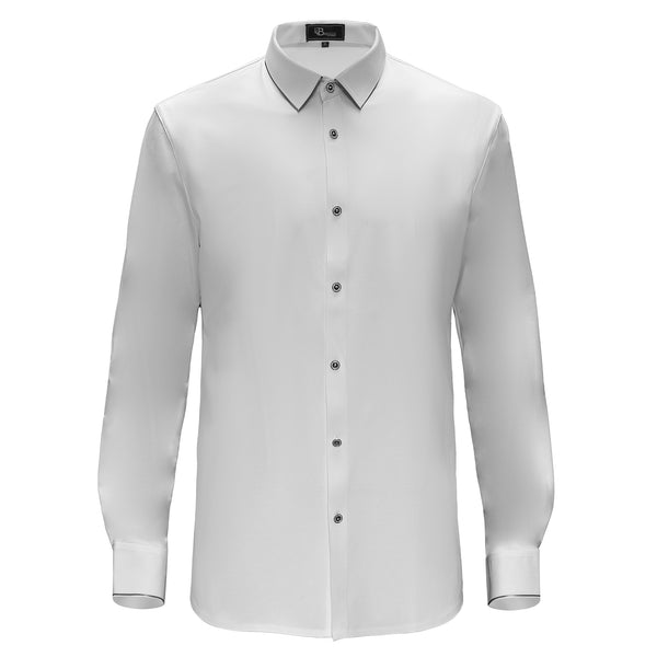 Camisa abotonada Imperial Essence - BLANCO/PLATA