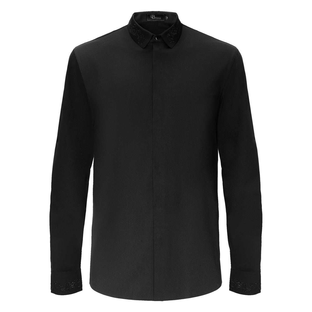 Precisión de medianoche-NEGRO/NEGRO – BAROCCO wholesale menswear