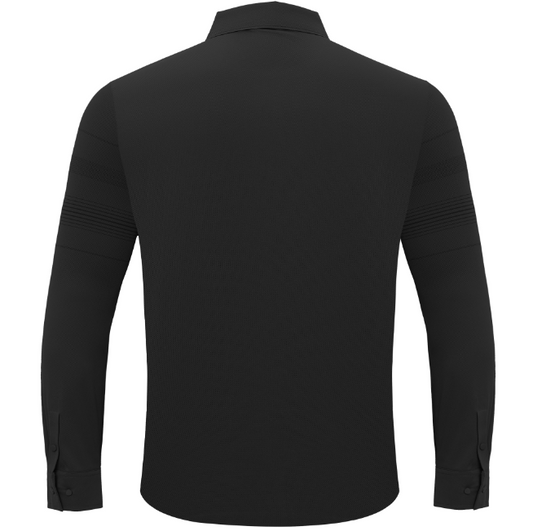 Noble Knight Plaid Button-Up-BLACK