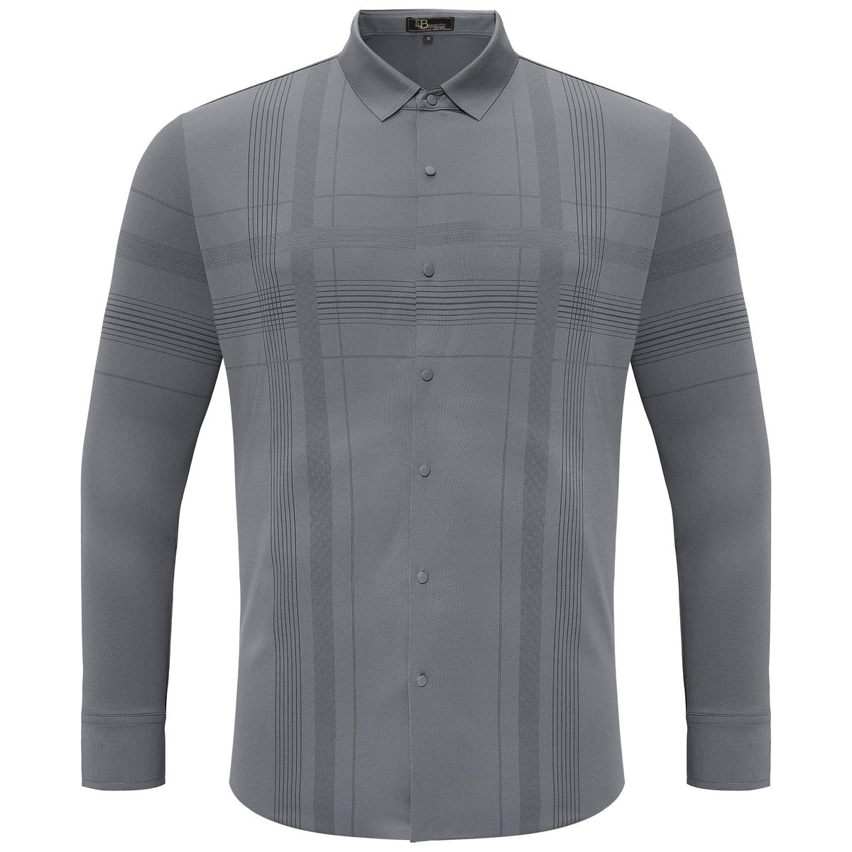 Camisa a cuadros Noble Knight con botones - GRIS