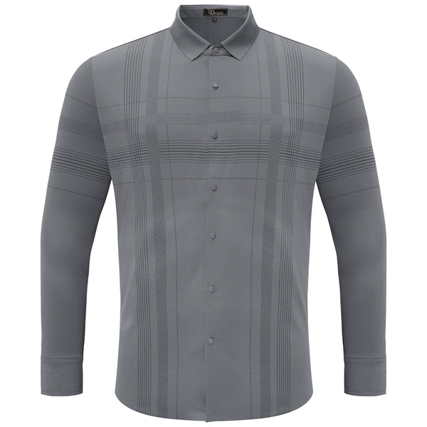 Camisa a cuadros Noble Knight con botones - GRIS