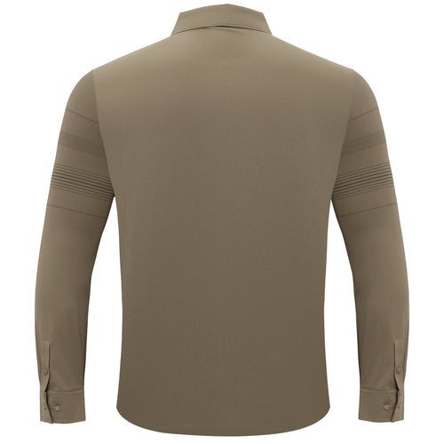 Camisa a cuadros Noble Knight con botones - CAQUI