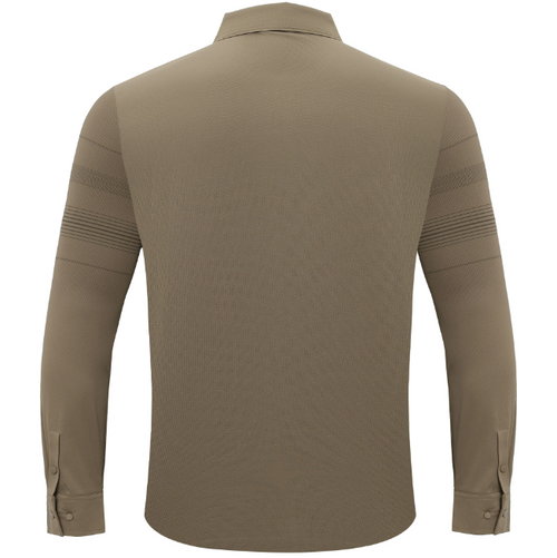 Camisa a cuadros Noble Knight con botones - CAQUI