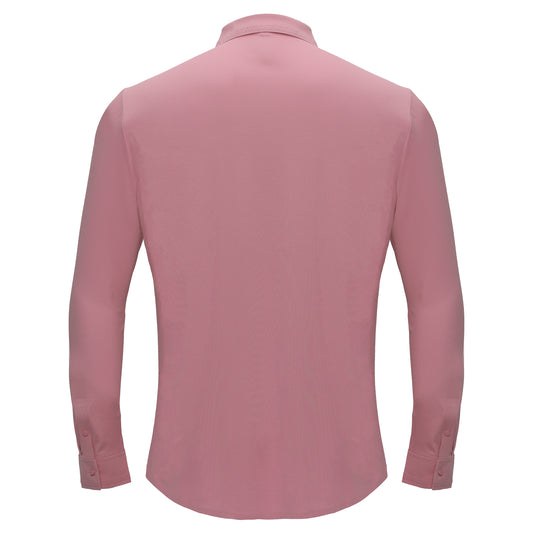 Olympic Victory Button-Up Shirt-DUSTY PINK