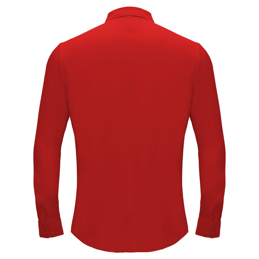 Olympic Victory Button-Up Shirt-RED