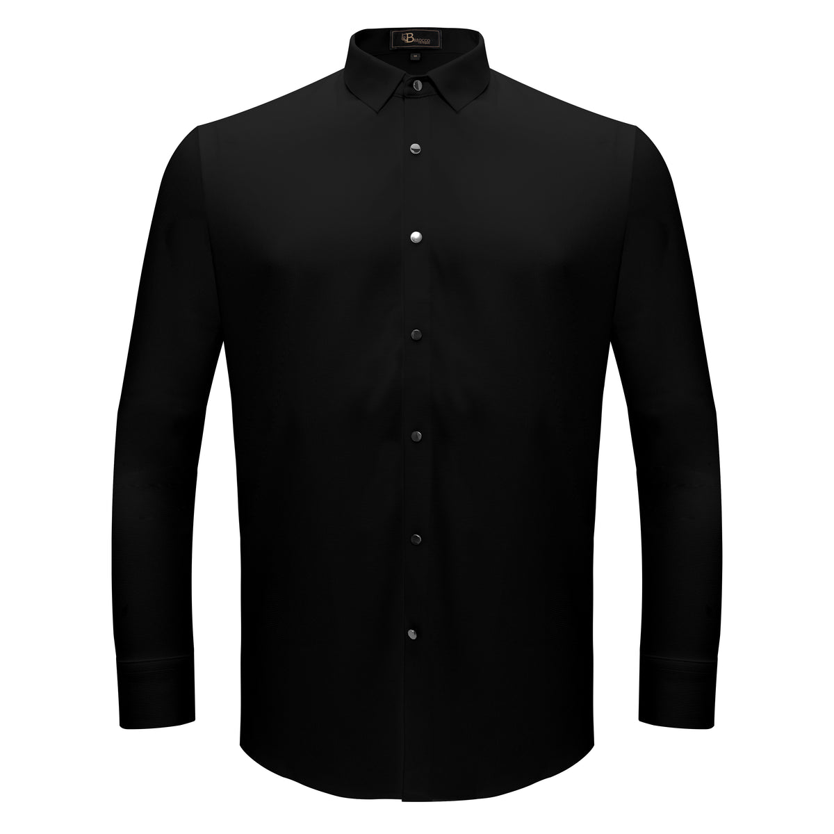 Camisa abotonada Silver Sophistication - NEGRA
