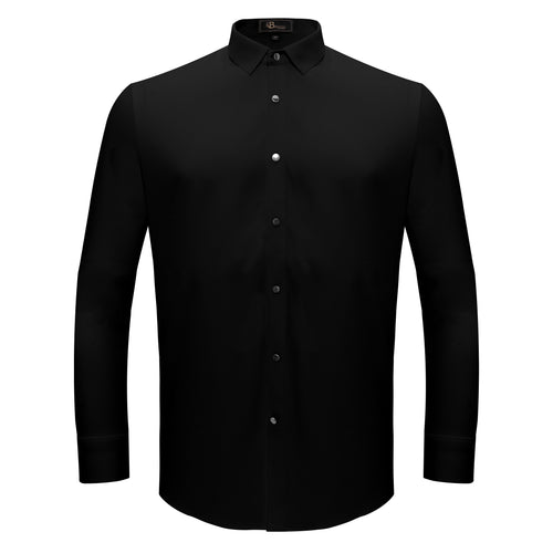 Camisa abotonada Silver Sophistication - NEGRA