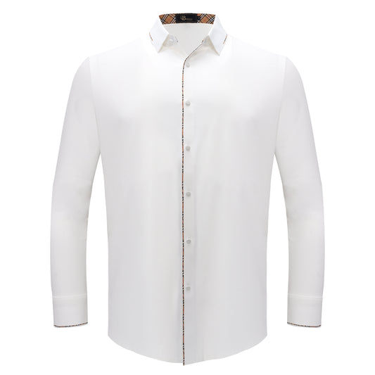 Modern Class Button up shirt-WHITE