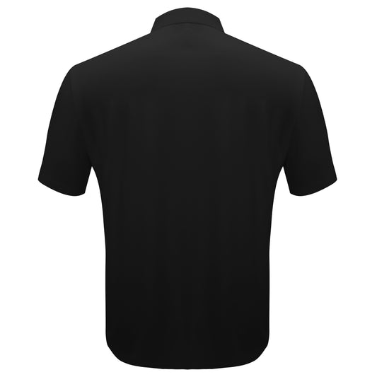 Camisa de manga corta con botones Apex Spirit - NEGRA