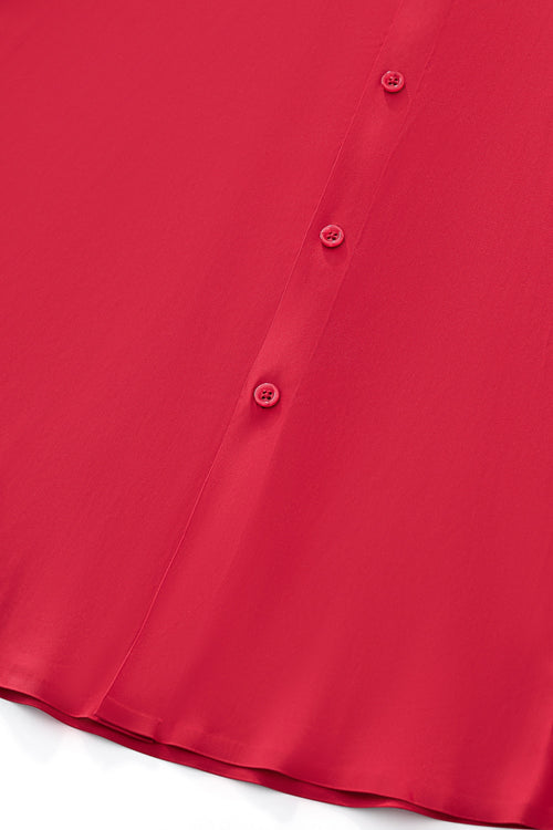 B400 - SIGNATURE SATIN STITCHLESS LS Shirt-RED – view 7
