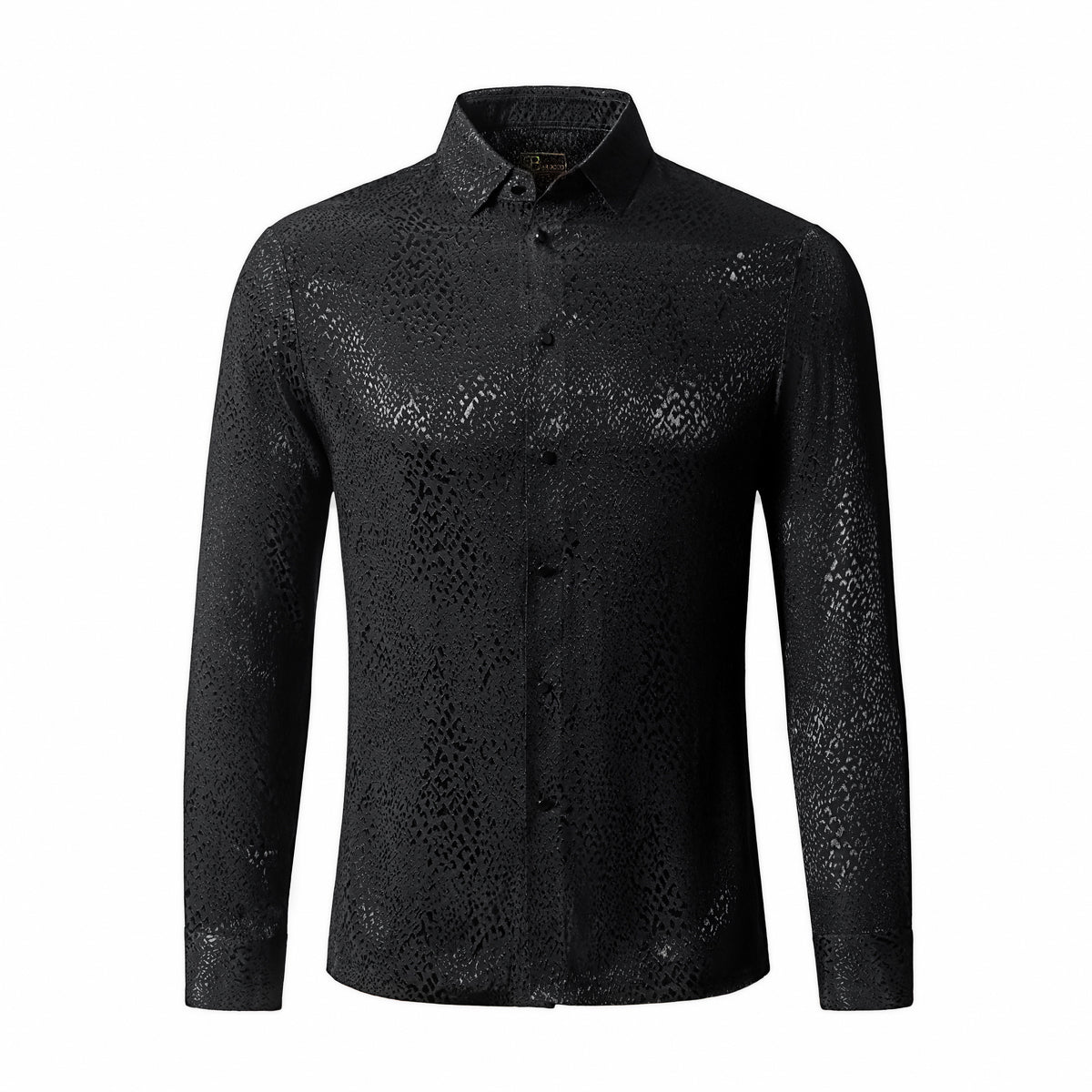 Camisa de manga larga Nocturne Sheen - NEGRA – BAROCCO wholesale menswear