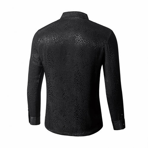 Camisa de manga larga Nocturne Sheen - NEGRA – view 2