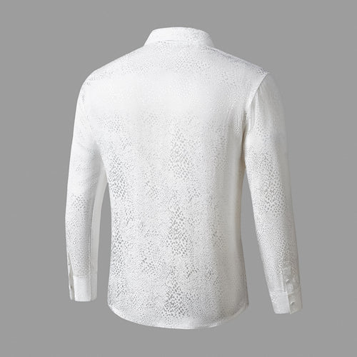 B401 - Nocturne Sheen LS Shirt-WHITE – view 2
