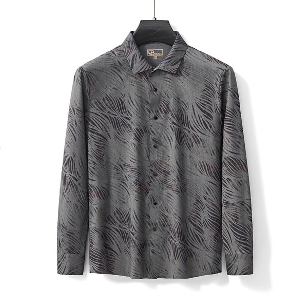 Camisa de manga larga sin costuras EcoFlex - CARBÓN