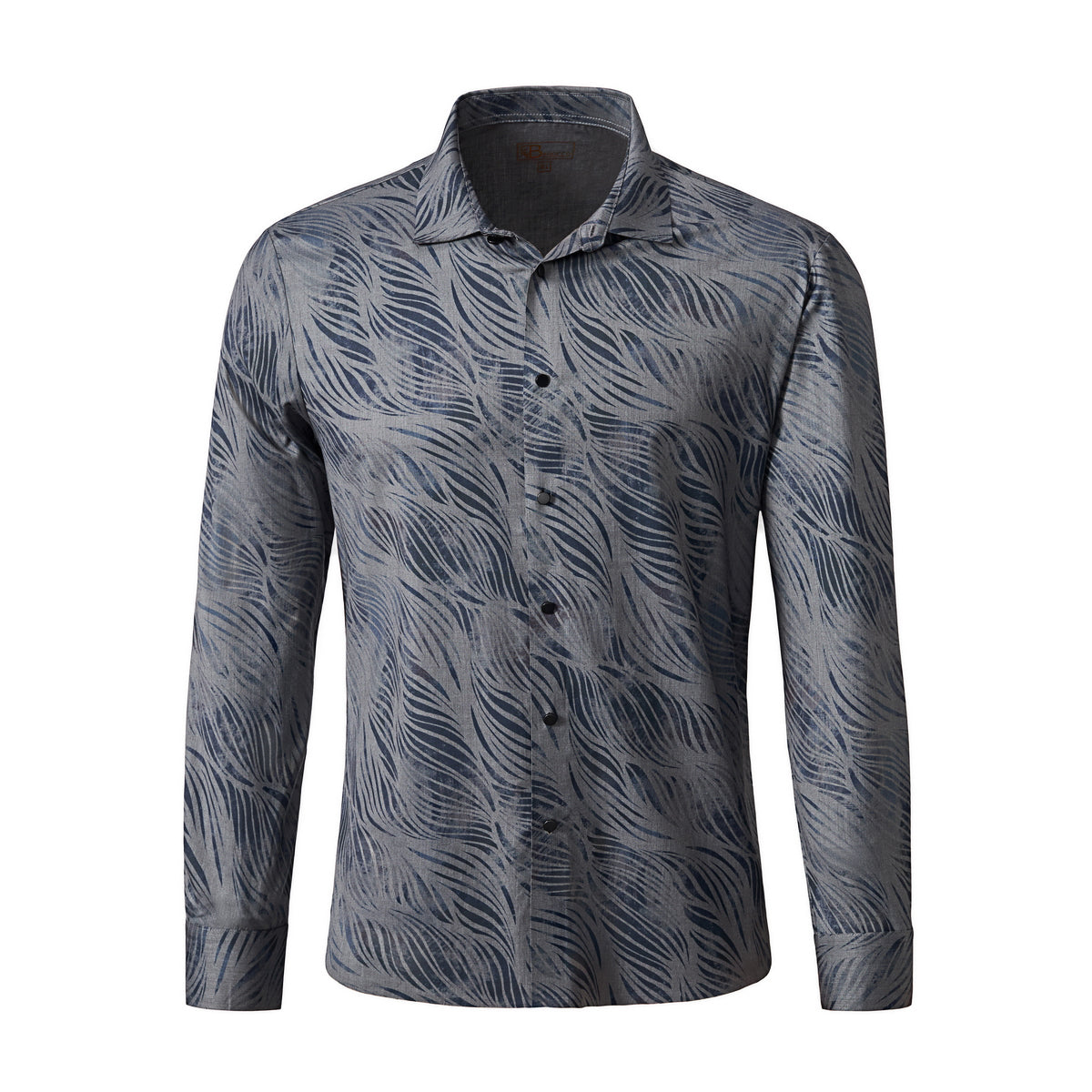 B407 - EcoFlex Stitchless LS Shirt-NAVY – BAROCCO wholesale shirts
