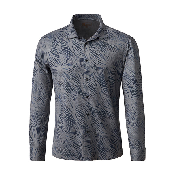 Camisa de manga larga EcoFlex sin costuras - AZUL MARINO