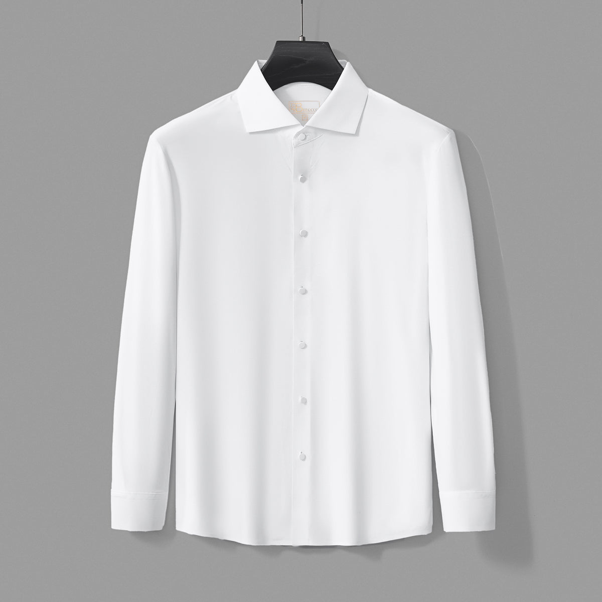 Camisa de manga larga sin costuras AeroFlex - BLANCA – BAROCCO wholesale menswear
