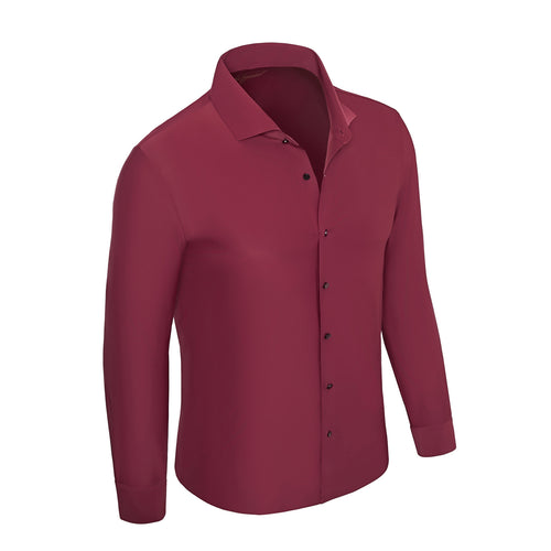 Camisa de manga larga sin costuras AeroFlex - VINO – view 1
