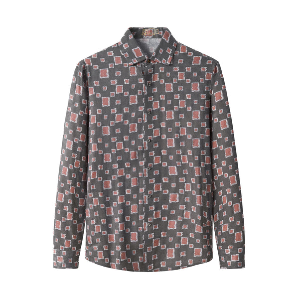 B429-Floating Square Shirt-GREY
