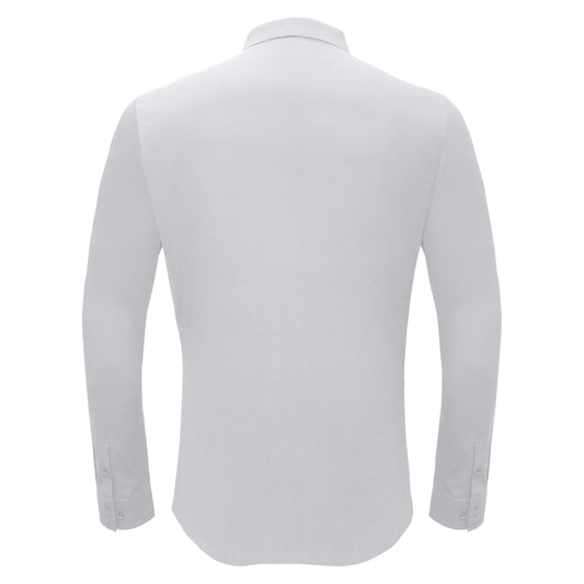 Checkmate Plaid Button-Up Shirt-WHITE