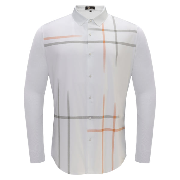Camisa a cuadros Checkmate con botones - BLANCA